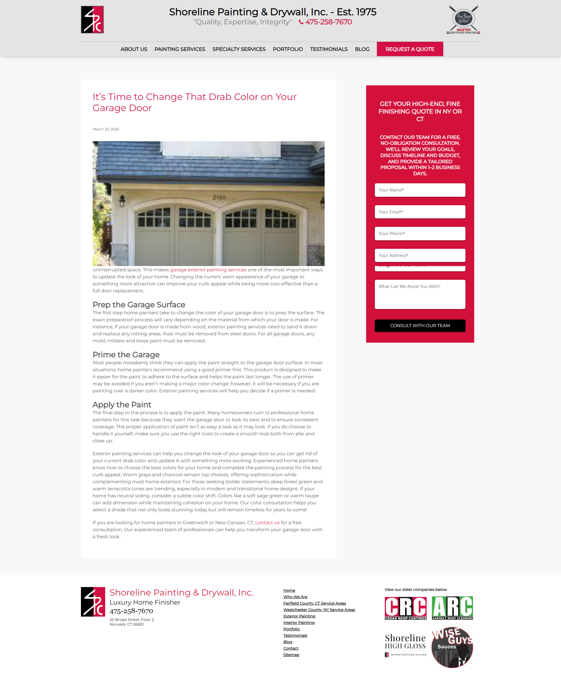 Shoreline Painting and Drywall - luxury home finishing